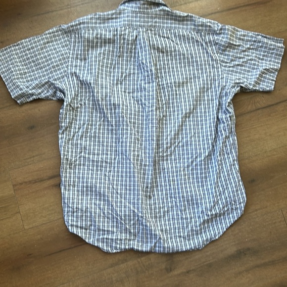 Polo Ralph Lauren Navy and White Plaid Shirt ! XL - Picture 4 of 4